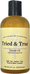 Tried & True Danish Oil, 8 oz Polymerized Linseed Oil Wood Finish & Sealer for Furniture, Butcher Blocks, Salad Bowls