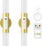 Motion Sensor Wall Sconces with Remote Control, LED Rechargeable Battery Operated Wall