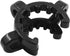 5 PCS Black Lab Joint Clips - Keck Clamps for Glass Standard Conical Interface, Ground Glass Joint Lab Accessory