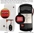 COREBAY 3-Speed, Dimmer, FAN-53T 2AAZPFAN-53T FAN-11T KUJCE9103 UC7030T Universal Ceiling Fan Remote Control Kit