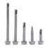 #14 x 2-1/2" Hex Washer Head Self Drilling Screws, 410 Stainless Steel Self Tapping Tek Screws, 50 PCS