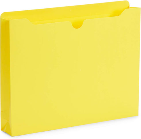 Blue Summit Supplies 2 Inch Expanding File Jacket Folders, 50 Pack, Colored Expandable File Folders, Heavy Duty