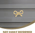Closet PRETYZOOM Brass Bow Cabinet Handle Vintage Metal Drawer Pulls Chinese Style Shoe Cabinet Knobs for Dresser