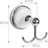 Design House Bathroom Hardware Accessories, Polished Chrome and White Robe Hook