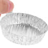 100 Pcs Weigh Boats Lab Tray, 42ml Aluminum Round Dishes for Scale Mixing Liquid and Powder