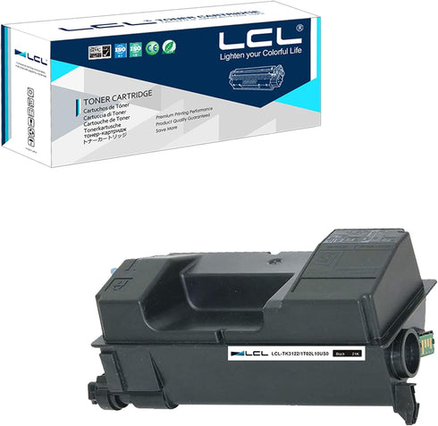 LCL Compatible Toner Cartridge Replacement for Kyocera TK3122 TK-3122 for ECOSYS FS-4200DN M3550idn (1-Pack Black)