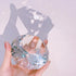 LONGWIN 80mm Crystal Diamond Paperweight Jewels, Wedding Decorations, Clear