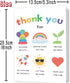 MOROLURU Teacher Thank You Card, Appreciation Greeting Card for Teacher, Thank You for Teaching Me Lots and Making