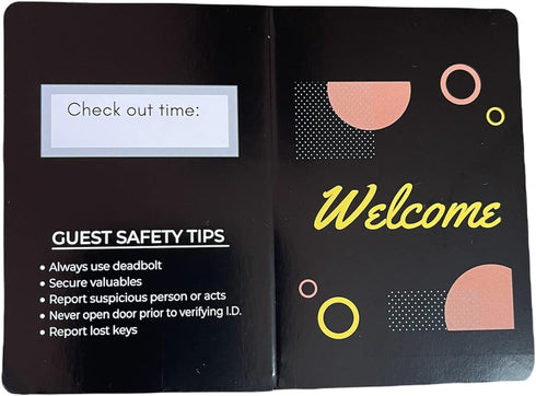 Hotel Key Card Envelope Holder Cover Fold (Pack of 500 pcs), Unique Folding Design