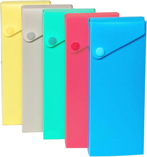C-Line Slider Pencil Case, Poly, 1 Pencil Case, Color May Vary (05600)