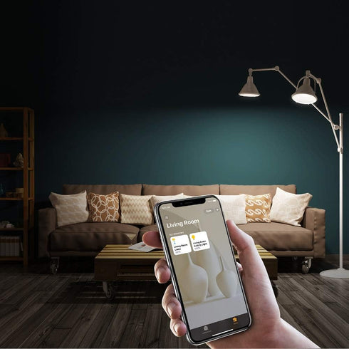 BR30/SW/HK 65W BR30 Bulb, 5.4" 3.8" 2700K Feit Electric Equivalent Flood Smart, Works with Apple HomeKit and Siri Voice