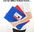 TRANBO Accordion File Organizer with 7 Pockets, Pack of 4, Letter Size/A4 Expanding Folder with Index Tabs
