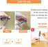 2-Piece Dual Head Nail Setter and Hinge Pin Punch Set, Hammerless Spring Nail Set for Door Pin Removal