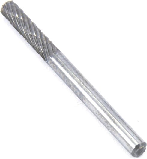 Forney 60140 Tungsten Carbide Burr, Cylindrical, 1/8-Inch Shank, 1/8-Inch