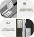 1Pair KALLORY Heavy Duty Stainless Steel Lift Off Hinges Detachable Flag Door Hinges for Easy Installation Durable