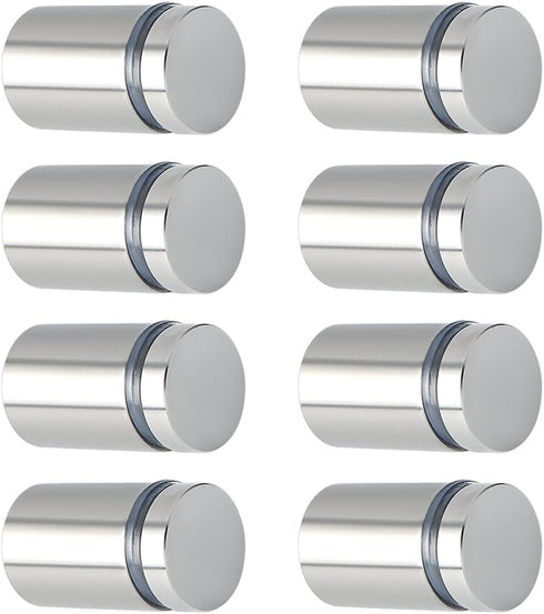 Alise 3/4"x1" Sign Standoff Screws, Wall Mount Glass Standoff for Hanging Acrylic Picture Frame, Pack of 8