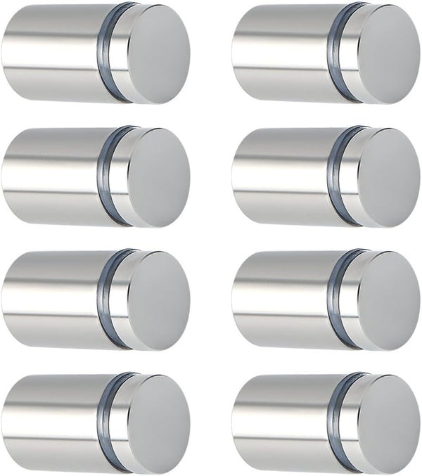 Alise 3/4"x1" Sign Standoff Screws, Wall Mount Glass Standoff for Hanging Acrylic Picture Frame, Pack of 8
