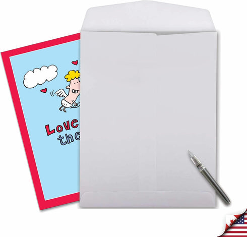 NobleWorks Large Valentines Day Card Funny (8.5 x 11 Inch), Vday Humor Big Greeting Notecard for Valentine