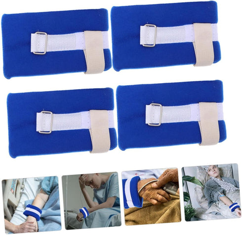 4-Pack Bed Rails Fixing Belts for Hospital Use - Breathable and Easy to Use