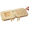 9 Hole Wooden Pegboard for Occupational Therapy, Nine Hole Peg Test to Improve Fine Motor Coordination