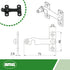 Amig Format: Tools & Home Improvement 3-75 46 mm Amig - Black Snap for Shutters with Reverse Hitch Mod. x - Anti Shock