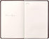 Classic Leather Notebook Journal, Softcover, Cacao Brown, Large (5.4" x 8.5"), 234 Ruled Pages