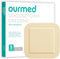 Ourmed Silicone Foam Dressing with Border Adhesive - Large Absorbent Waterproof Bandage