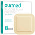 Ourmed Silicone Foam Dressing with Border Adhesive - Large Absorbent Waterproof Bandage
