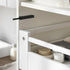 KH866 Black Push-to-Open Style Touch Latch Screw-Mount for Self-Closing Hinges, Cabinet Doors, Soft Close Magnetic