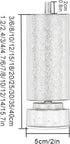 Tophacker 4 20cm/8in Aluminium Reinforced Support Legs, Pieces Furniture Sofa Legs, Cabinet Legs Adjustable in Height