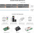 WS2811 DC24V 720LED/m 3.2FT 20IC/m 12mm BTF-LIGHTING FCOB IC RGB COB LED Strip Flexible High Density Uniform Chasing