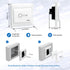 TOPENS TC147 Wall Push Button, Flush Mounted Wired Release Switch for Automatic Gate Opener