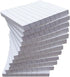 White Sticky Notes Lined 3x3 inches, 12 Pads/Pack, 100 Sheets/Pad, Self-Stick Note Pads with Lines, Office Supplies