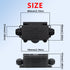 MAKERELE Mini Junction Box, Outdoor Waterproof IP68, 2 Way Plug Line Underground Electrical Junction Box