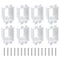8pcs BE1-2 Electrical Outlet Box Extenders, 1 Gang Extension with 16pcs Screws for Power Switch Receptacles