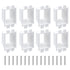 8pcs BE1-2 Electrical Outlet Box Extenders, 1 Gang Extension with 16pcs Screws for Power Switch Receptacles