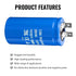 300uF/MFD CD60 Motor Start Capacitor, 250VAC 50/60Hz for Electric Motor Starting, 2 Pack
