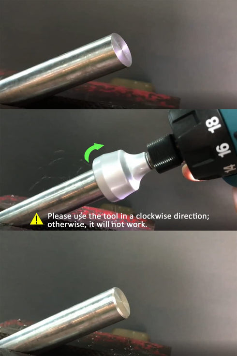 ORXPLUS TOOLS Deburring External Chamfer Tool, TUNGSTEN Blade, Deburring Drill Bit for Stainless Rod, Thread, Pipe