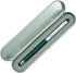 Hongdian 1843 Solid Metal Fountain Pen, Extra Fine Nib, Green Ripple Pattern with Refillable Converter and Case