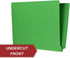 The File King Green File Folder, Full Side Tab, Letter Size, Box of 100, 11-Point Fiber Construction, USA Made
