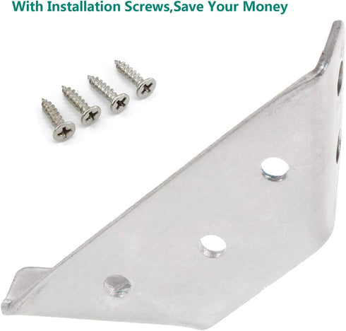 Beam,10 Pcs(30x69mm/1.18x2.72) Stainless Steel Corner Bracket,Angle Code Corner Braces Multi-Angle Joint Fastener,Shelf
