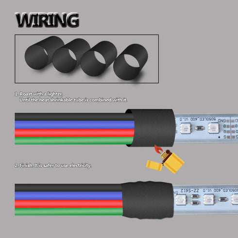 100ft 4 4PIN 22AWG 22 3528 5050 RGB Wire Conductor Cords Extension Cable LED Welding Wire Tinned Copper Gauge ga