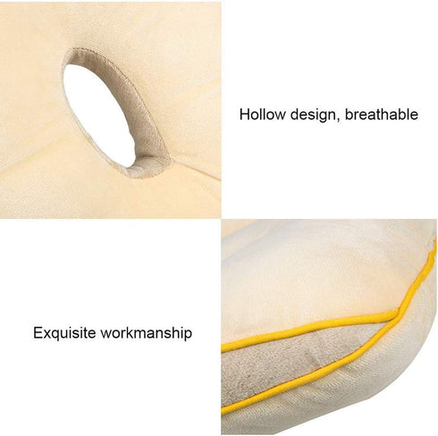 DYYTRm Beautiful Buttocks Seat Cushion,Memory Foam Sit Bone Relief Cushion for Butt, Lower Back, Hamstrings, Hips
