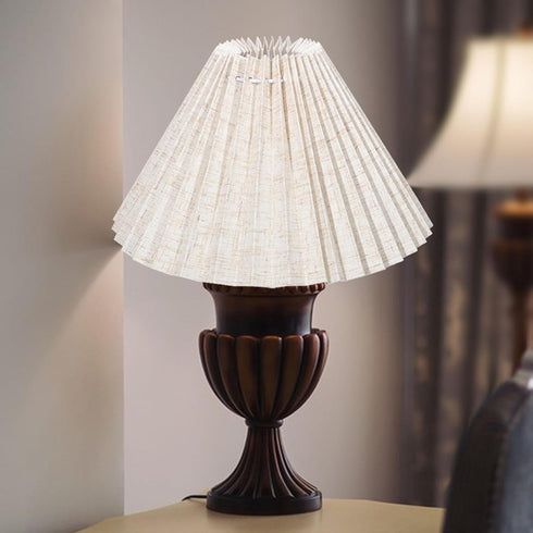 Generic 54 Pleated Lampshade Replacement Modern Easy Assembly Detachable Desk Lamp Cover Floor Light Cover