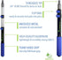 EVERSPROUT Telescopic Extension Pole - 1.5-to-3 Foot Lightweight Aluminum Handle for Squeegee, Duster, Paint Roller