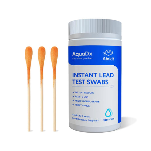 Instant Lead Test Kit 50 pcs-Rapid Lead Surface Test Swabs -Home Use