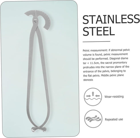 Professional Stainless Steel Medical Caliper - Accurate Pelvic Measuring Tool