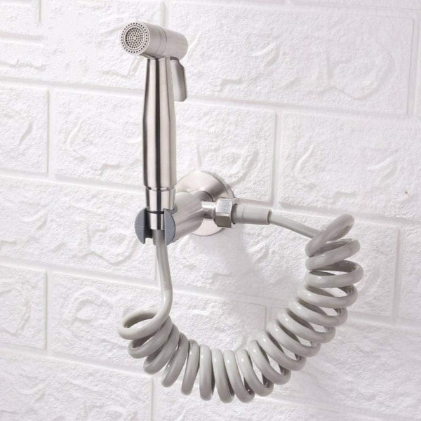 IJPDXOLBQ for Simple Silver Oval Spray Support Shower Unique Spring Hose,Premium Stainless Steel
