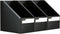 Marte Vanci Magazine File Holder 3 Pack, Plastic Folder Holder with Labels for Desk Organizer, Office Paper Storage