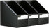 Marte Vanci Magazine File Holder 3 Pack, Plastic Folder Holder with Labels for Desk Organizer, Office Paper Storage